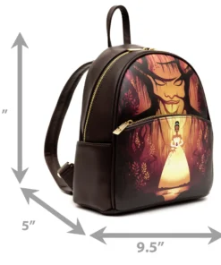 Danielle Nicole Exclusive Mini Backpacks Danielle Nicole - Disney Enchanted Princess Series Tiana & Dr Facilier Mini Backpack - PALM Exclusive