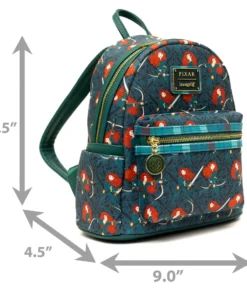 Loungefly Exclusive Loungefly - Disney Pixar Brave Merida AOP Mini Backpack - PALM Exclusive