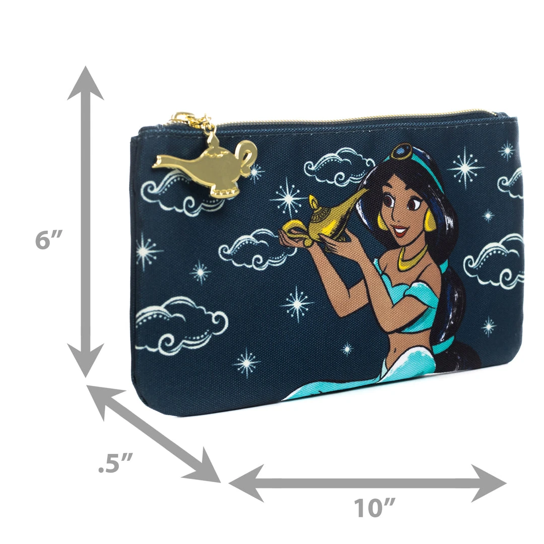 Loungefly Disney Princess Jasmine Aladdin, Multi-use Pouch, Coin Purse, Cosmetic, Pink A La Mode Exclusive 5 Loungefly Disney Princess Jasmine Aladdin, Multi-use Pouch, Coin Purse, Cosmetic, Pink A La Mode Exclusive