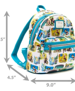 Loungefly - Disney Pinocchio Little Golden Book Scenes AOP Mini Backpack - PALM Exclusive