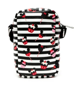 Buckle Down Exclusive Crossbody Bags Disney Mickey And Minnie Sweets Collection Parks Crossbody Bag - Pink A La Mode Exclusive