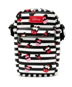 Buckle Down Exclusive Crossbody Bags Disney Mickey And Minnie Sweets Collection Parks Crossbody Bag - Pink A La Mode Exclusive
