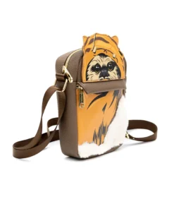 Buckle Down Exclusive Star Wars Ewok Wicket Parks Crossbody Bag - Pink A La Mode Exclusive