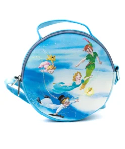 Buckle Down Exclusive Disney Peter Pan Flight Park Crossbody Bag - Pink A La Mode Exclusive
