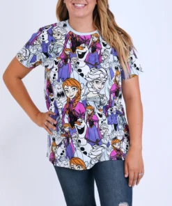 Cakeworthy - Disney Frozen AOP Unisex Tee