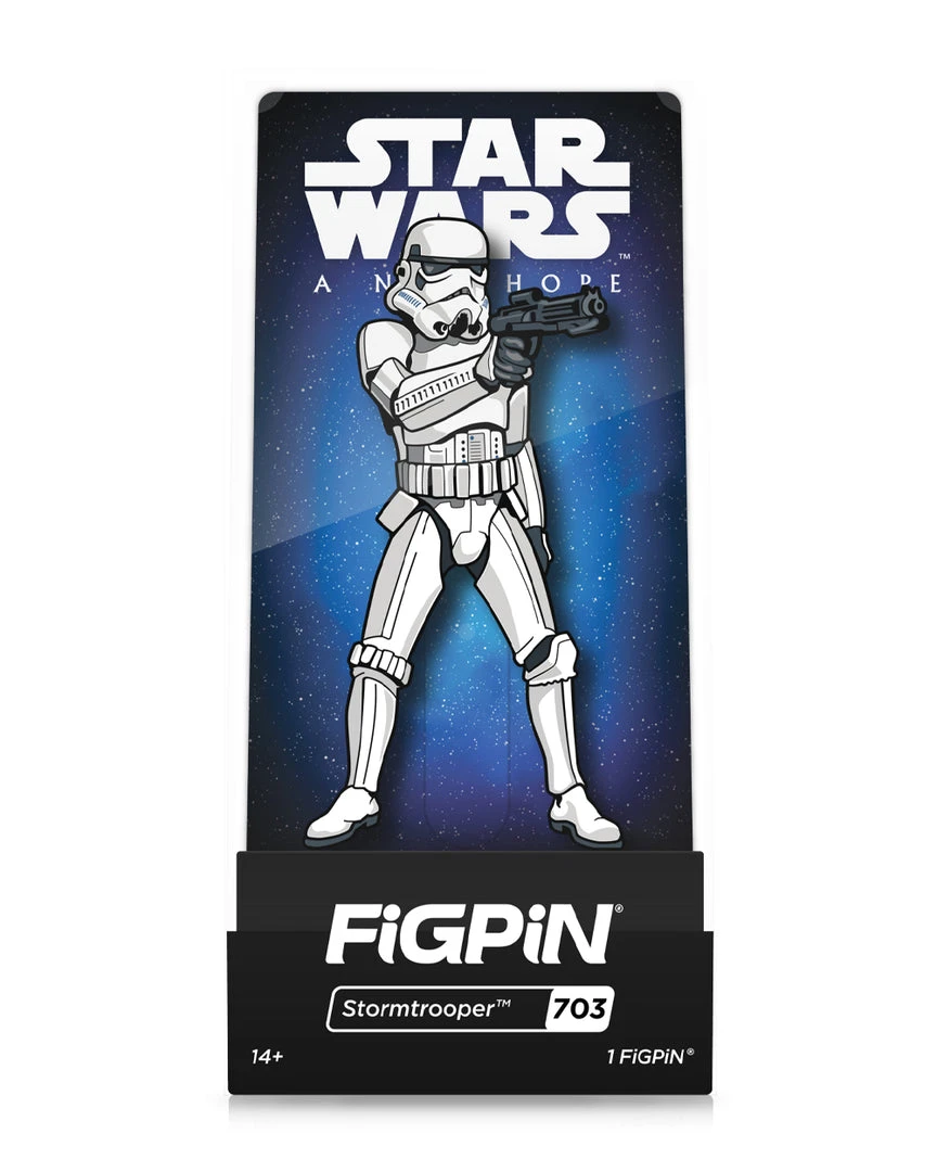 FiGPiN - Star Wars A New Hope Stormtrooper #703 Pins 3 FiGPiN - Star Wars A New Hope Stormtrooper #703 Pins
