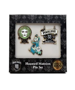 Storybook Disney The Haunted Mansion 3pc Collectible Enamel Pin Set - PALM Exclusive Pins