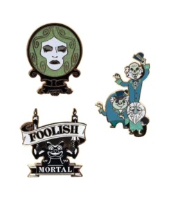 Storybook Disney The Haunted Mansion 3pc Collectible Enamel Pin Set - PALM Exclusive Pins