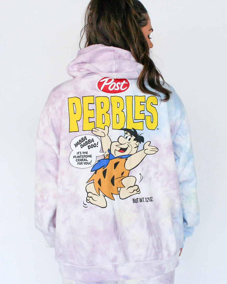 Cakeworthy - Fruity Pebbles Tie Dye Hoodie Apparel 3 Cakeworthy - Fruity Pebbles Tie Dye Hoodie Apparel