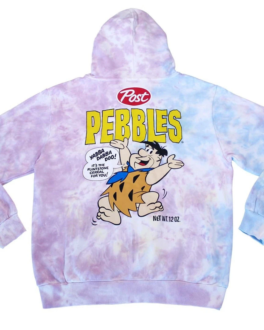 Cakeworthy - Fruity Pebbles Tie Dye Hoodie Apparel 4 Cakeworthy - Fruity Pebbles Tie Dye Hoodie Apparel