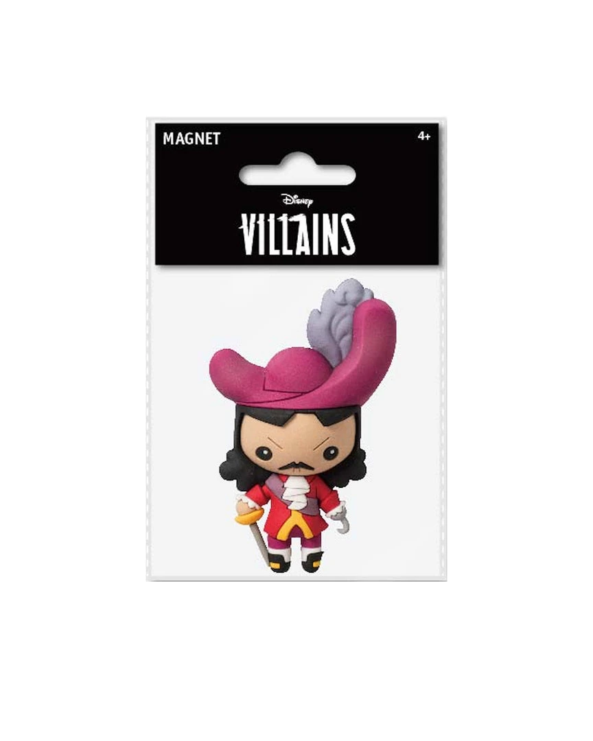 Exclusive Magnets Disney Villains Captain Hook 3D Magnet - Pink A La Mode Exclusive 4 Exclusive Magnets Disney Villains Captain Hook 3D Magnet - Pink A La Mode Exclusive