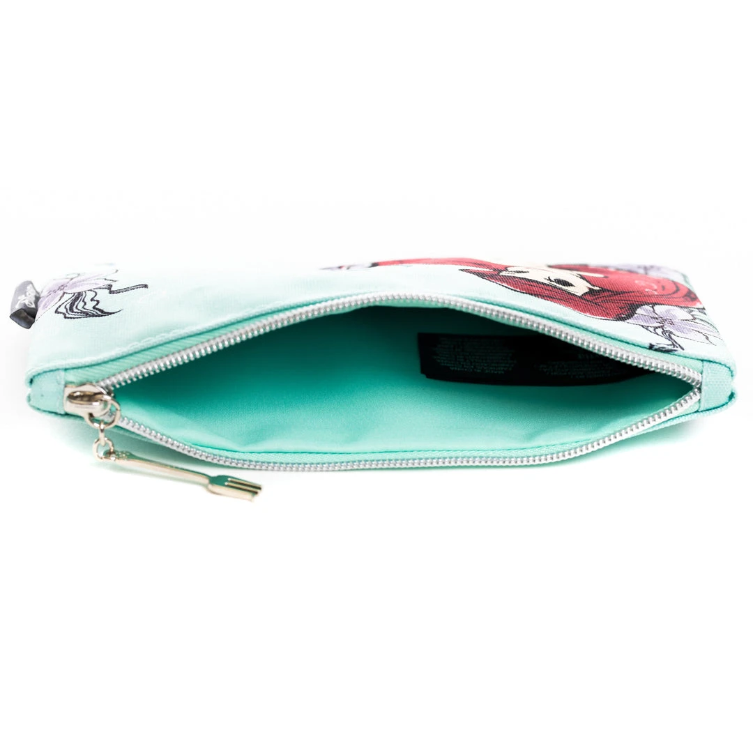 Loungefly Disney The Little Mermaid Ariel, Multi-use Pouch, Coin Purse, Cosmetic, Pink A La Mode Exclusive 6 Loungefly Disney The Little Mermaid Ariel, Multi-use Pouch, Coin Purse, Cosmetic, Pink A La Mode Exclusive