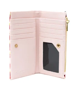 Buckle Down Exclusive Disney Beauty And The Beast Watercolor Wallet - Pink A La Mode Exclusive