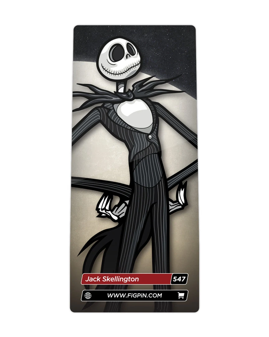 Pins FiGPiN - Nightmare Before Christmas Jack Skellington #547 4 Pins FiGPiN - Nightmare Before Christmas Jack Skellington #547