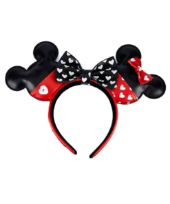 Loungefly - Disney Mickey And Minnie Valentines Headband Ears