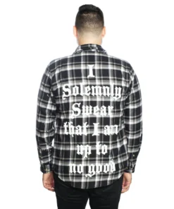 Cakeworthy - Harry Potter Mischief Managed Flannel Apparel