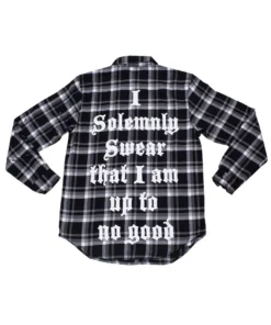Cakeworthy - Harry Potter Mischief Managed Flannel Apparel