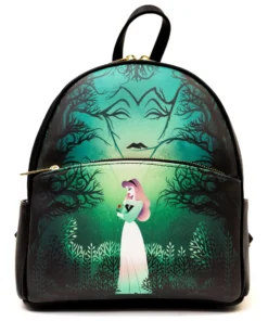 Danielle Nicole Exclusive Mini Backpacks Danielle Nicole - Disney Enchanted Princess Series Aurora & Maleficent Mini Backpack - PALM Exclusive