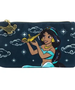 Loungefly Disney Princess Jasmine Aladdin, Multi-use Pouch, Coin Purse, Cosmetic, Pink A La Mode Exclusive