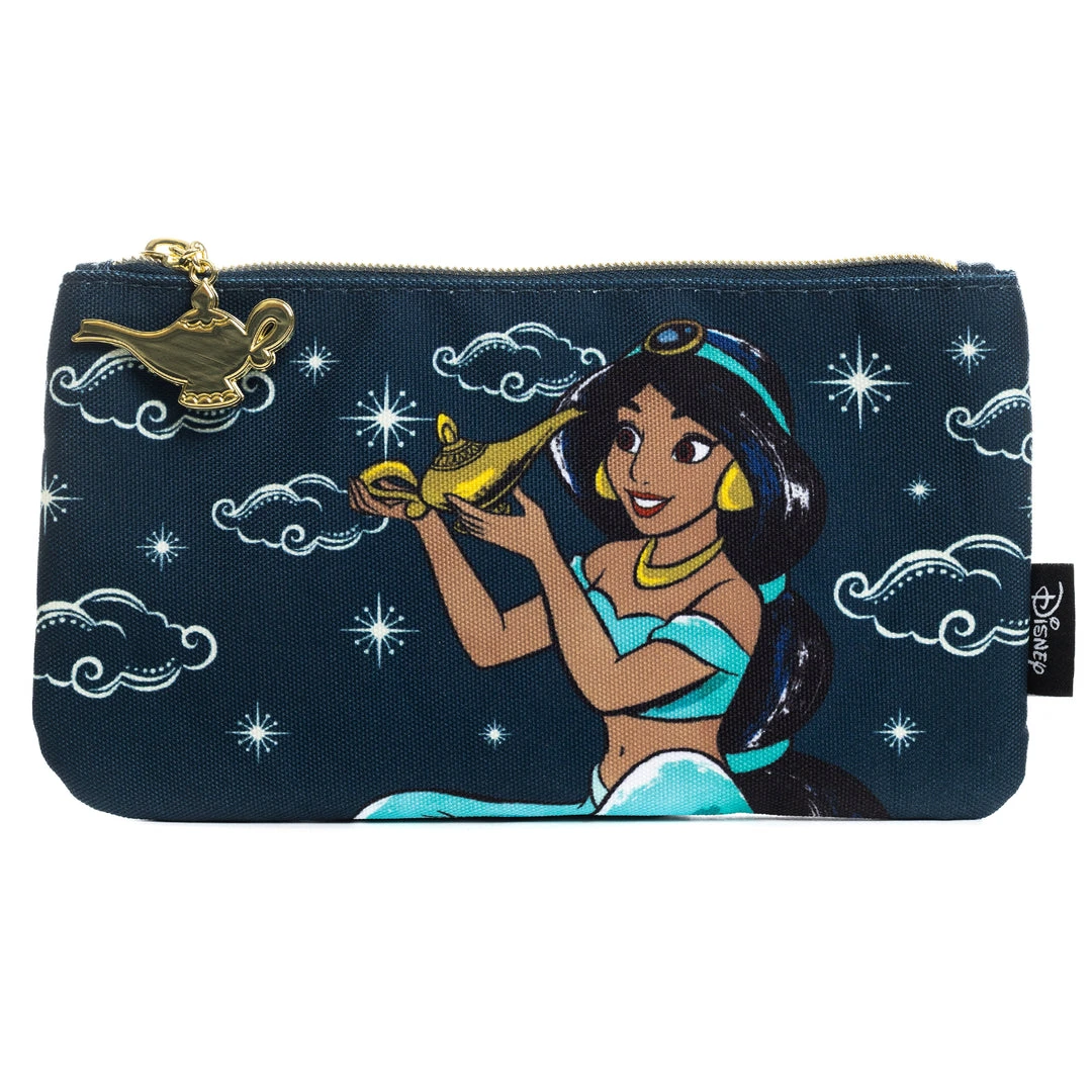 Loungefly Disney Princess Jasmine Aladdin, Multi-use Pouch, Coin Purse, Cosmetic, Pink A La Mode Exclusive 3 Loungefly Disney Princess Jasmine Aladdin, Multi-use Pouch, Coin Purse, Cosmetic, Pink A La Mode Exclusive