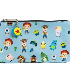Loungefly Disney Pixar Toy Story, Buzz Lightyear Woody And Friends, Multi-use Pouch, Coin Purse, Cosmetic, Pink A La Mode Exclusive