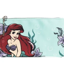 Loungefly Disney The Little Mermaid Ariel, Multi-use Pouch, Coin Purse, Cosmetic, Pink A La Mode Exclusive