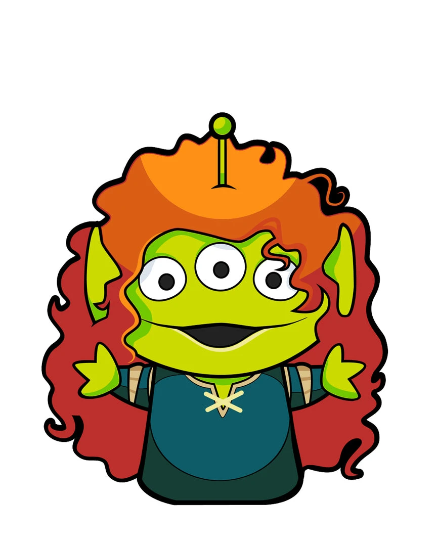 FiGPiNs FiGPiN - Pixar Alien Remix Merida #417 5 FiGPiNs FiGPiN - Pixar Alien Remix Merida #417