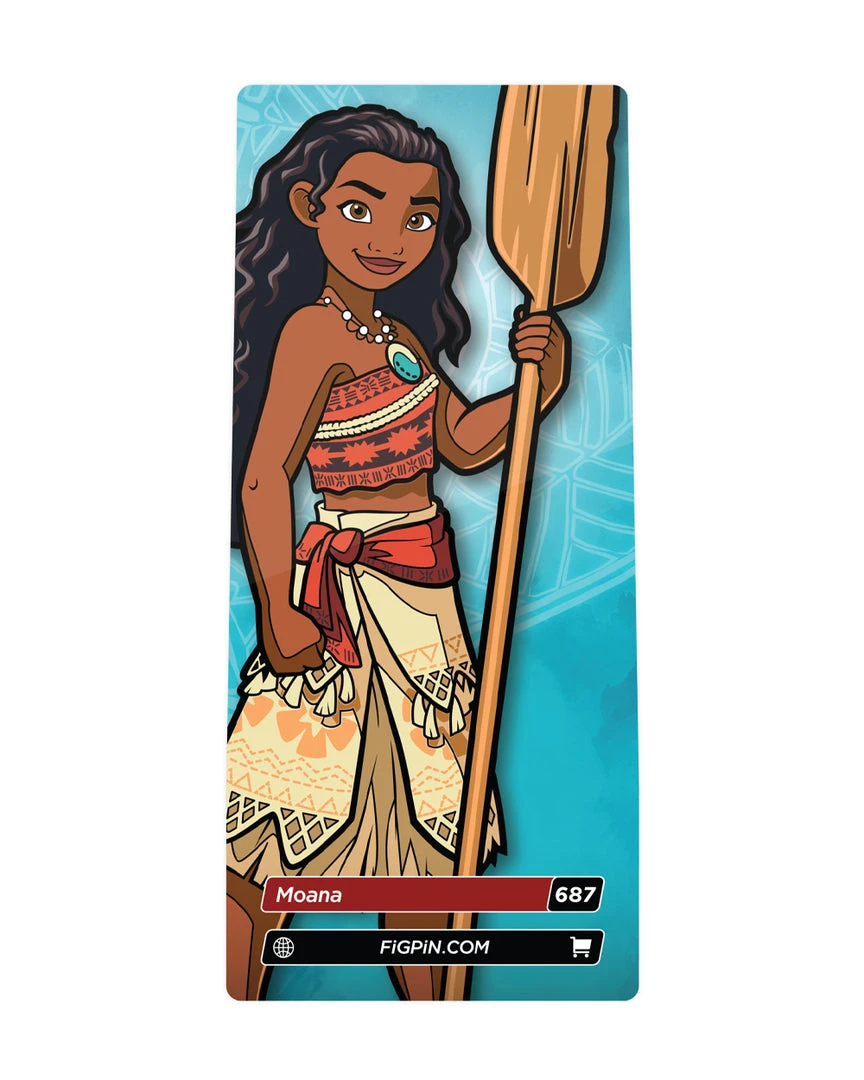 Pins FiGPiN - Disney Princess Moana #687 4 Pins FiGPiN - Disney Princess Moana #687