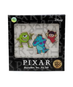 Storybook Pins Disney Pixar Monsters Inc. 3 Piece Limited Edition Enamel Pin Set - PALM Exclusive