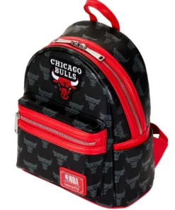 Loungefly - NBA Chicago Bulls Debossed Logo Mini Backpack