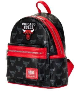 Loungefly - NBA Chicago Bulls Debossed Logo Mini Backpack