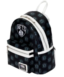 Loungefly - NBA Brooklyn Nets Debossed Logo Mini Backpack