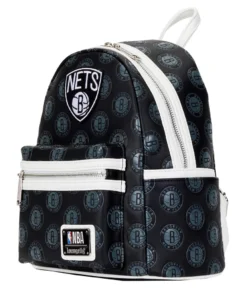 Loungefly - NBA Brooklyn Nets Debossed Logo Mini Backpack