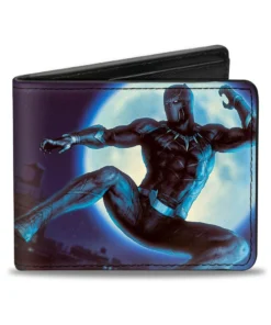 Buckle Down Marvel Black Panther Bi-Fold Wallet Buckle-Down
