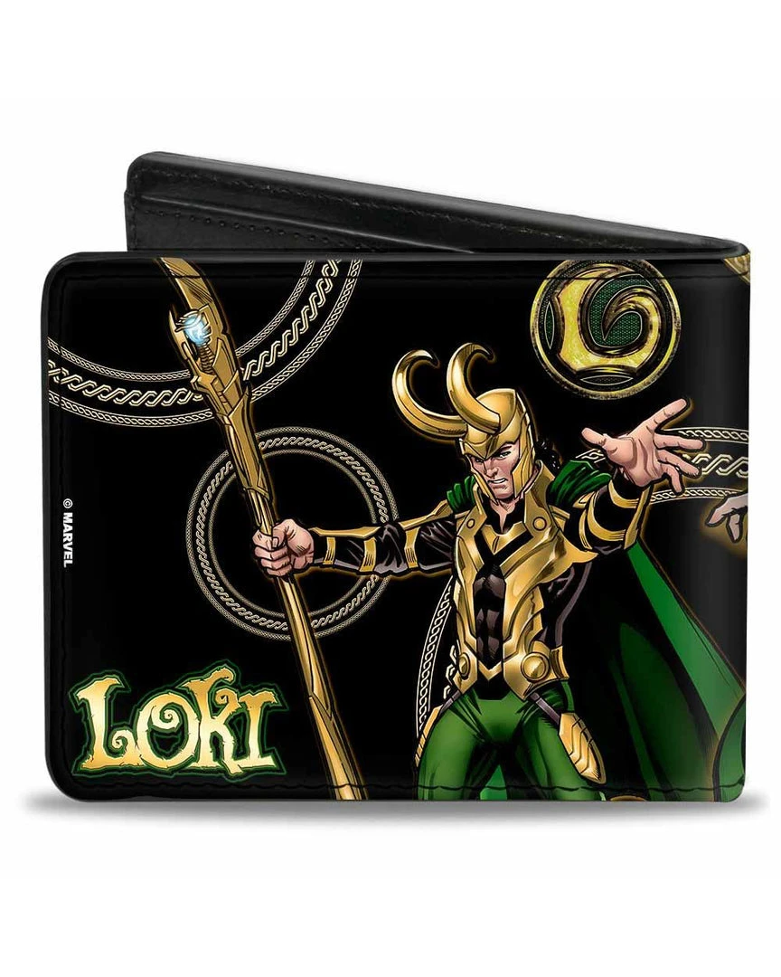 Buckle Down Marvel Loki Bi-Fold Wallet Buckle-Down 4 Buckle Down Marvel Loki Bi-Fold Wallet Buckle-Down