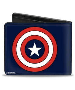 Buckle Down Marvel Captain America Bi-Fold Wallet Buckle-Down