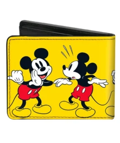 Buckle Down Disney Mickey Mouse Poses Bi-Fold Wallet Buckle-Down
