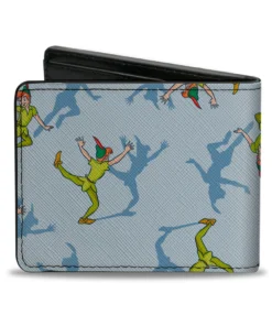 Buckle Down Stock Disney Peter Pan Shadows Bi-Fold Wallet Wallets