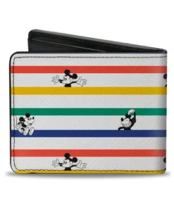 Buckle Down Stock Disney Mickey Poses Bi-Fold Wallet Wallets