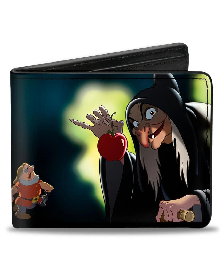 Buckle Down Buckle-Down Disney Snow White Evil Hag Bi-Fold Wallet 3 Buckle Down Buckle-Down Disney Snow White Evil Hag Bi-Fold Wallet