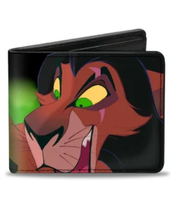 Buckle Down Buckle-Down Disney The Lion King Scar Bi-Fold Wallet