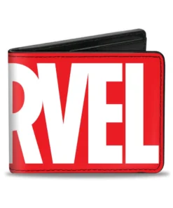 Buckle Down Marvel Red Brick Logo Bi-Fold Wallet Buckle-Down