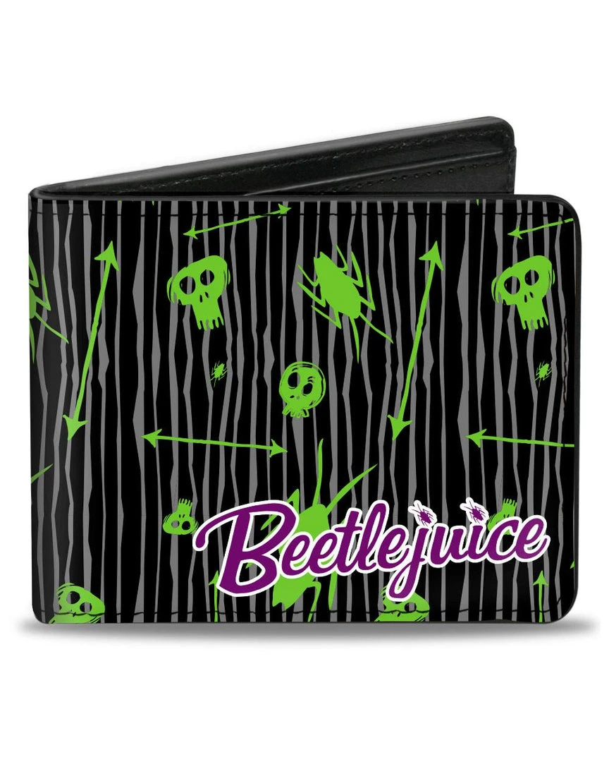 Buckle Down Beetlejuice Bi-Fold Wallet Buckle-Down 3 Buckle Down Beetlejuice Bi-Fold Wallet Buckle-Down