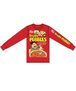 Cakeworthy - Fruity Pebbles Long Sleeve T-Shirt 7 Cakeworthy - Fruity Pebbles Long Sleeve T-Shirt