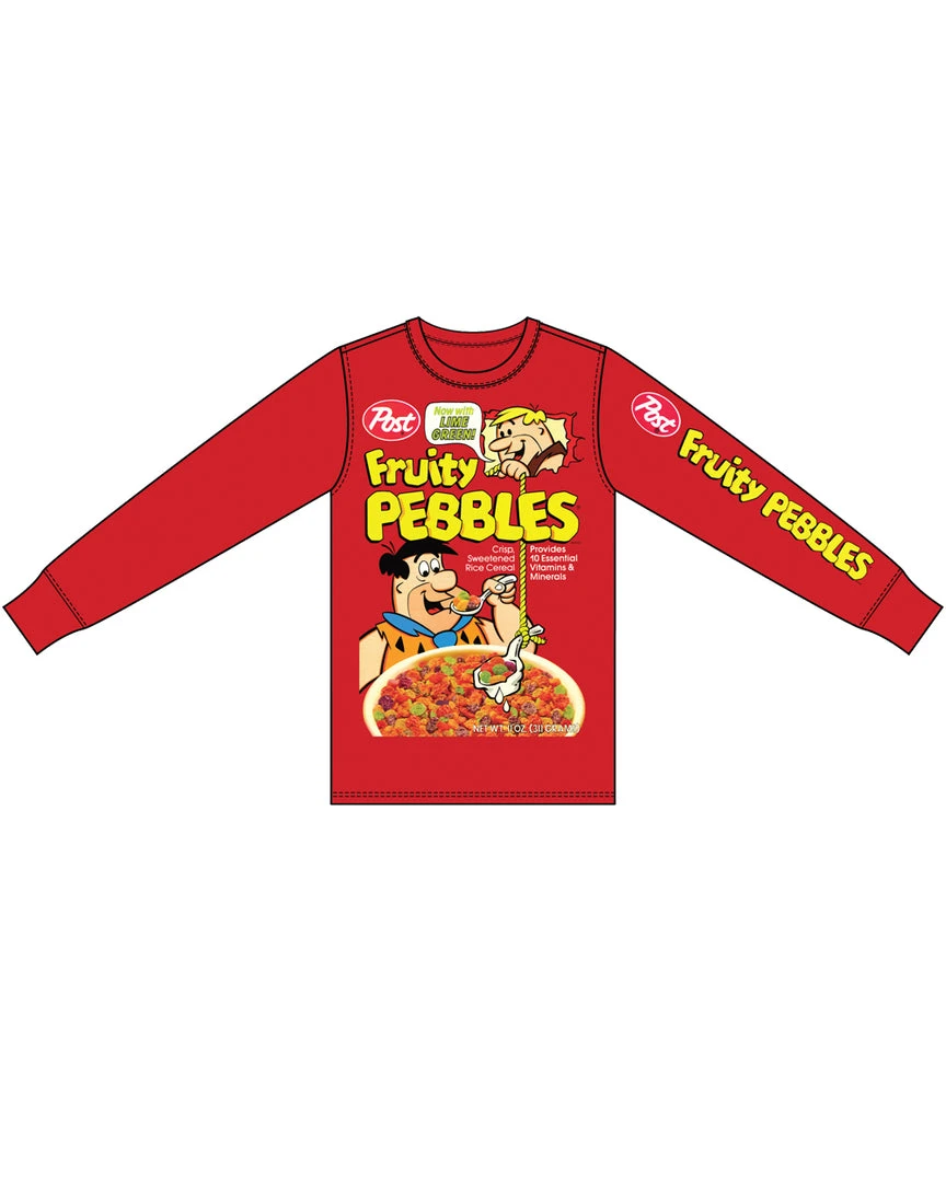 Cakeworthy - Fruity Pebbles Long Sleeve T-Shirt 5 Cakeworthy - Fruity Pebbles Long Sleeve T-Shirt