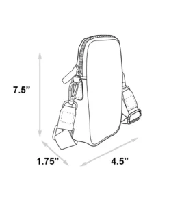 Buckle Down Stock Disney Stitch Phone Bag Holder Crossbody Bags