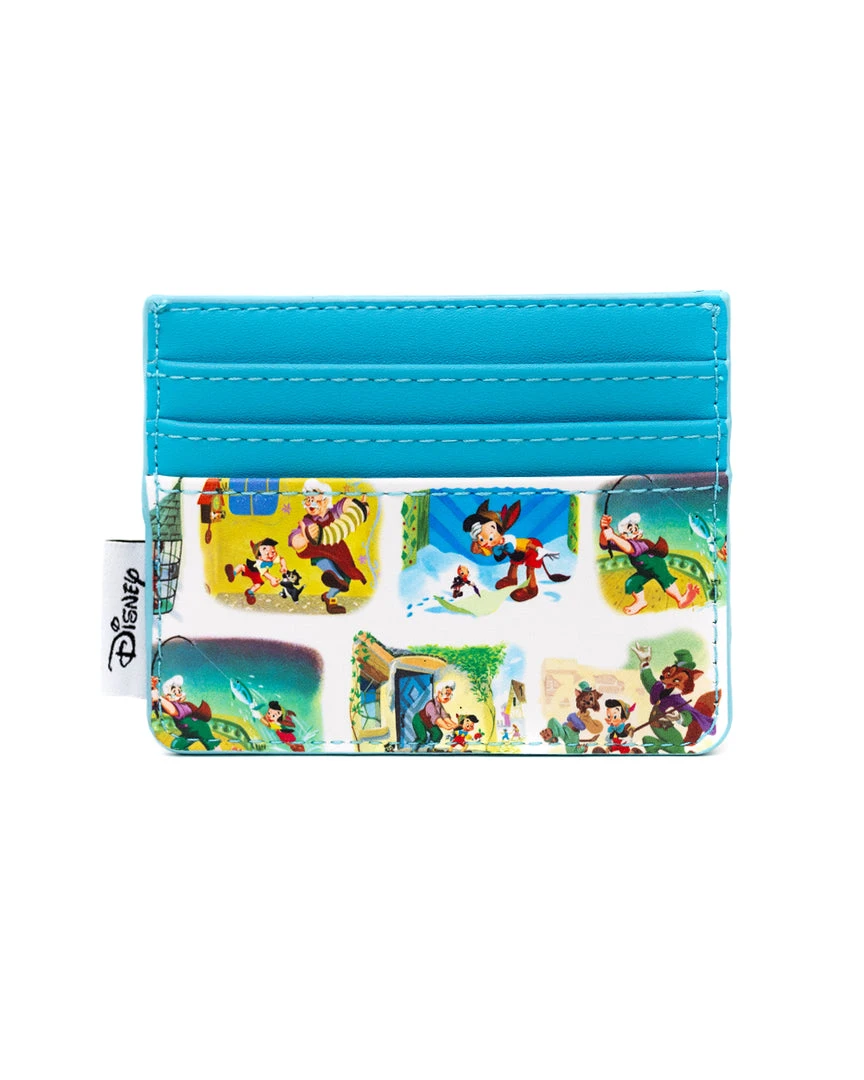 Loungefly - Disney Pinocchio Little Golden Book Scenes AOP Cardholder - PALM Exclusive 3 Loungefly - Disney Pinocchio Little Golden Book Scenes AOP Cardholder - PALM Exclusive