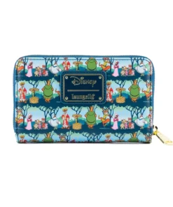 Loungefly - Disney Robin Hood Sherwood Forest AOP Ziparound Wallet