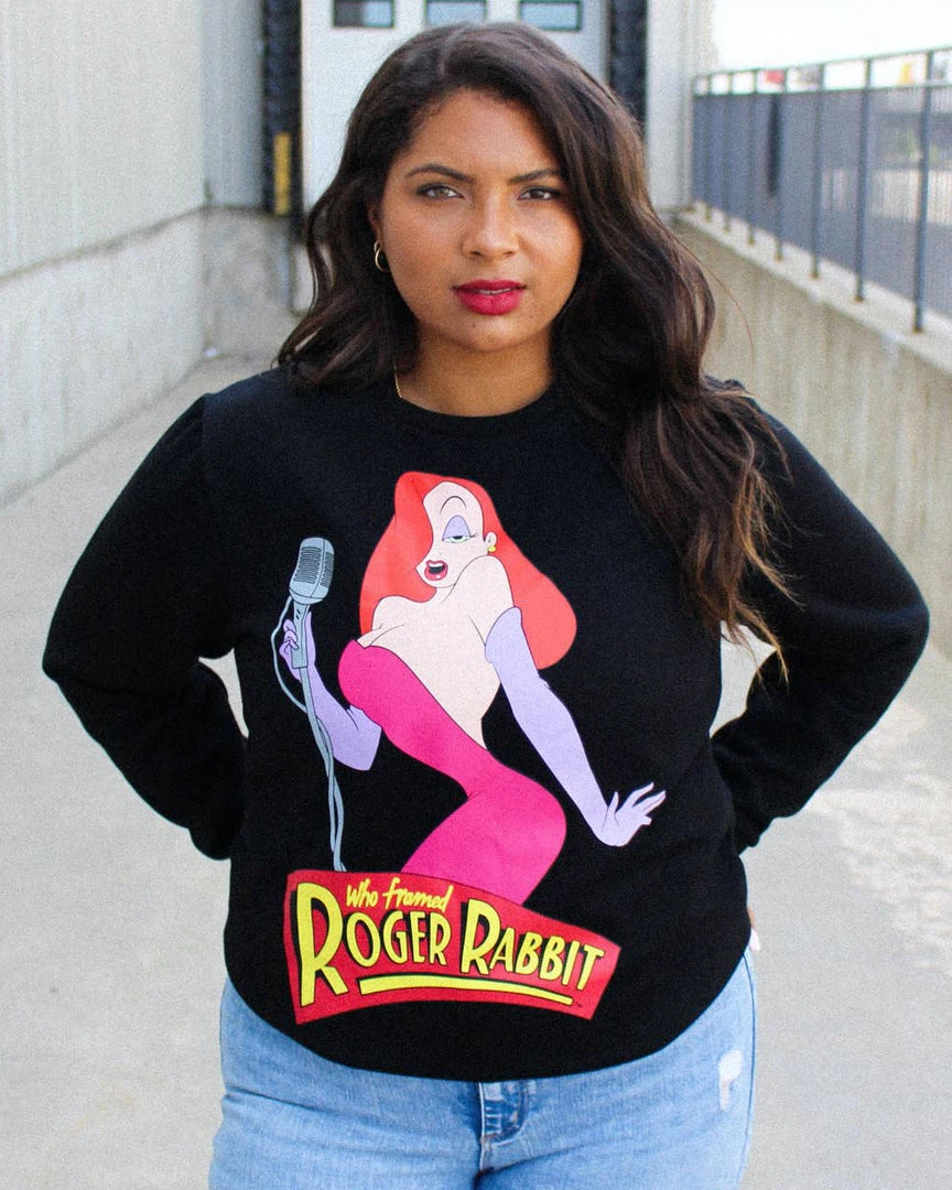 Cakeworthy - Jessica Rabbit Sweater Apparel 4 Cakeworthy - Jessica Rabbit Sweater Apparel