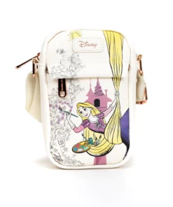 Buckle Down Exclusive Crossbody Bags Disney Tangled Rapunzel Princess Collection Parks Crossbody Bag - Pink A La Mode Exclusive